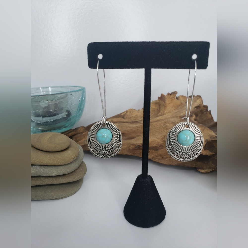 New Turquoise Boho Earrings